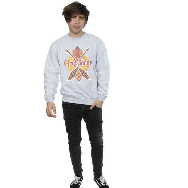 Harry Potter Mens Gryffindor Lozenge Sweatshirt