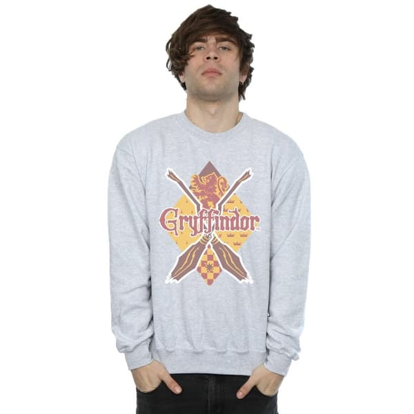 Harry Potter Mens Gryffindor Lozenge Sweatshirt
