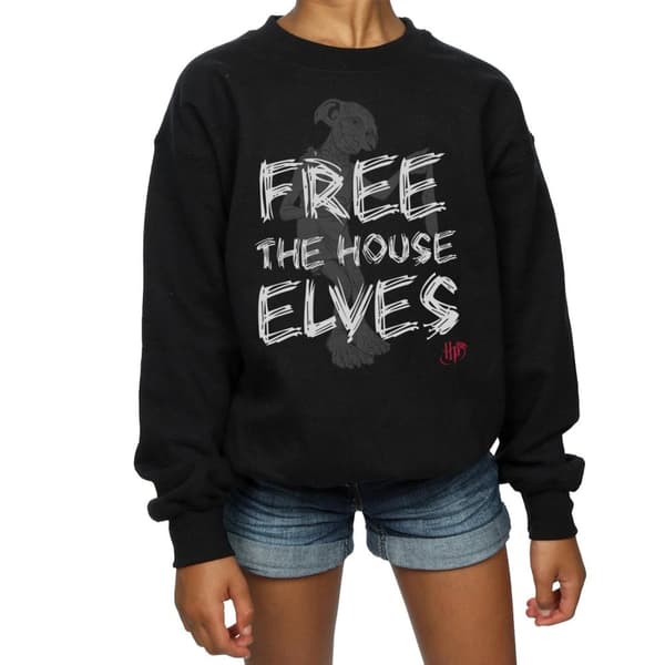 Harry Potter Girls Dobby Free The House Elves Sweatshirt