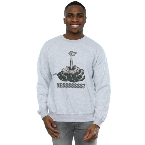Disney Mens The Jungle Book Kaa Yesssss Sweatshirt