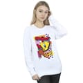 Miniatyrbillede 2 af 3: Looney Tunes Womens/Ladies Tweety Pop Art Sweatshirt