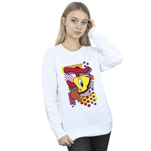 Looney Tunes Womens/Ladies Tweety Pop Art Sweatshirt
