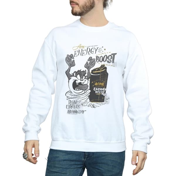 Looney Tunes Mens Taz Energy Boost Sweatshirt