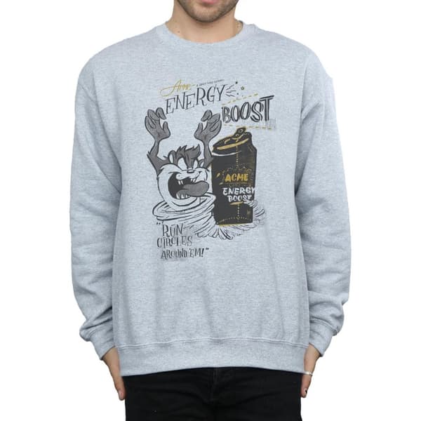 Looney Tunes Mens Taz Energy Boost Sweatshirt