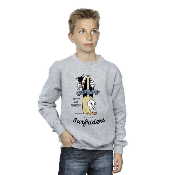 Looney Tunes Boys Tweety And Sylvester Perfect Waves Sweatshirt