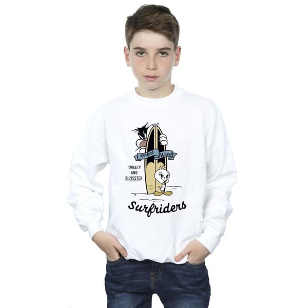 Looney Tunes Boys Tweety And Sylvester Perfect Waves Sweatshirt