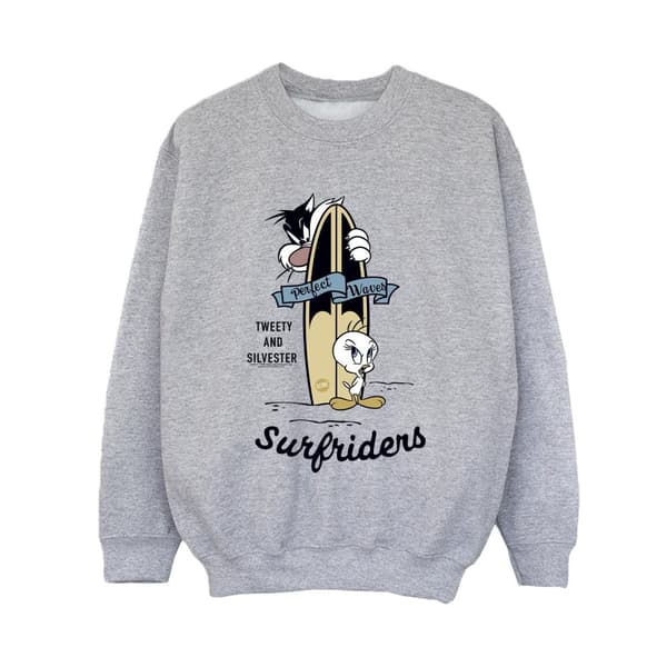 Looney Tunes Boys Tweety And Sylvester Perfect Waves Sweatshirt