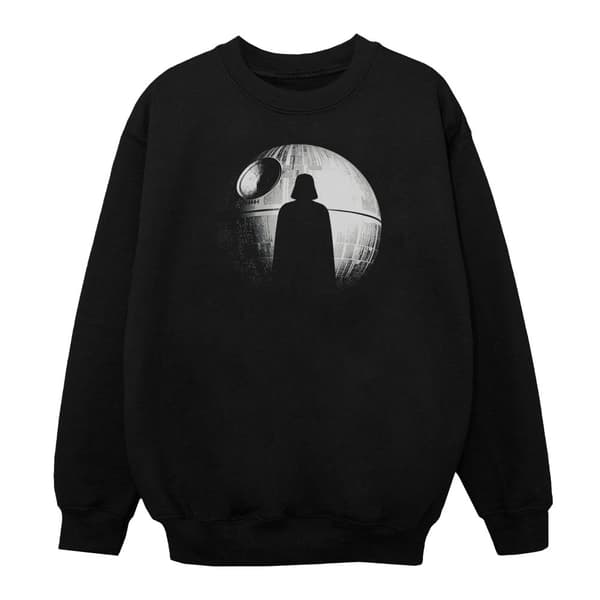 Star Wars Pojkar Rogue One Dödsstjärnan Vader Silhouette Sweatshirt Black 7-8 Years