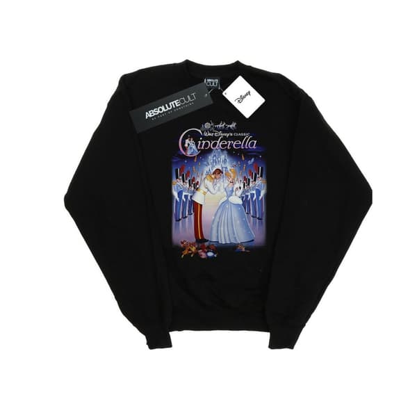Disney Cinderella Collage Poster Sweatshirt för flickor Black 5-6 Years
