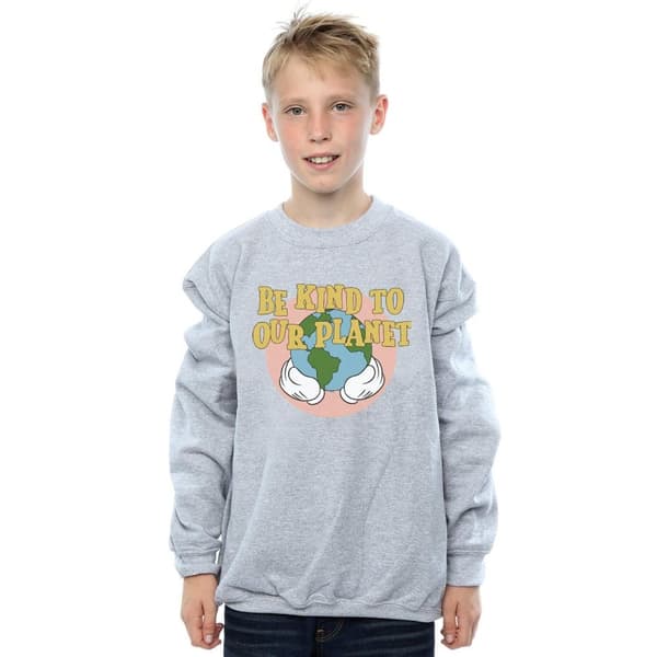 Disney Boys Mickey Mouse Be Kind To Our Planet Sweatshirt
