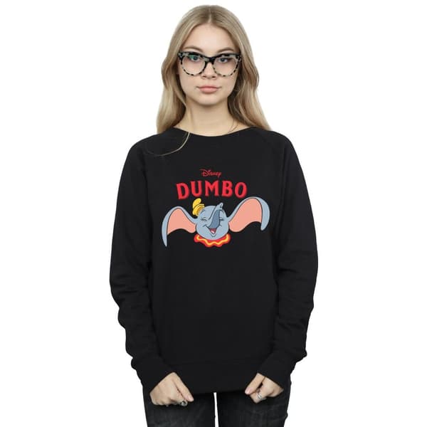 Disney Womens/Ladies Dumbo Smile Sweatshirt