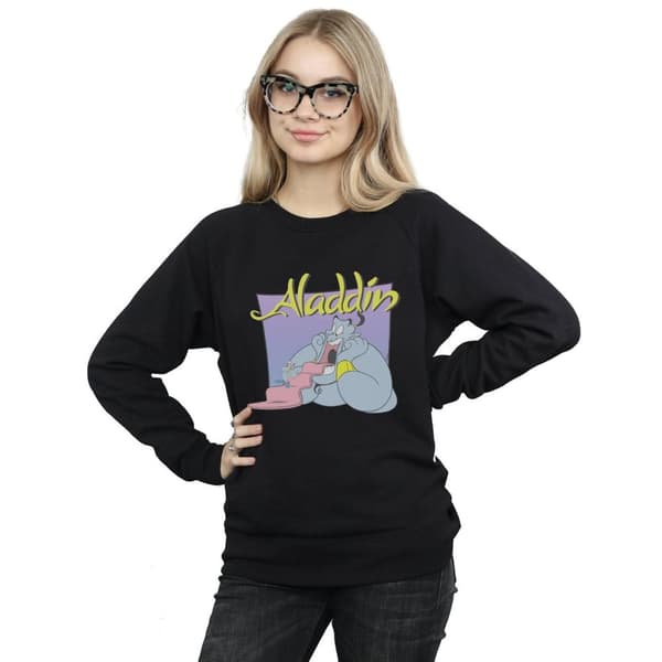 Disney Womens/Ladies Aladdin Genie Wishing Dude Sweatshirt