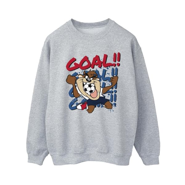 Looney Tunes Womens/Ladies Taz Goal Goal Goal Sweatshirt