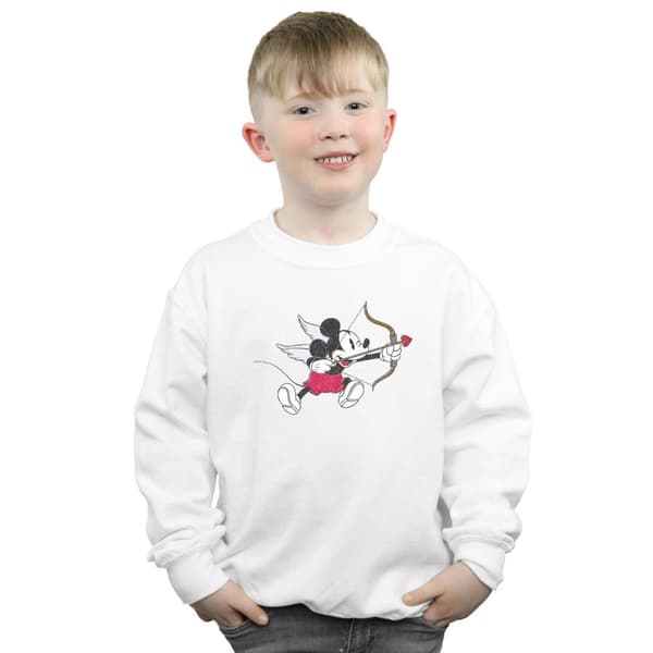 Disney Boys Mickey Mouse Love Cherub Sweatshirt