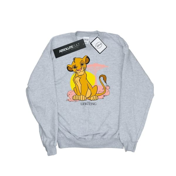 Disney Mens The Lion King Simba Pastel Sweatshirt