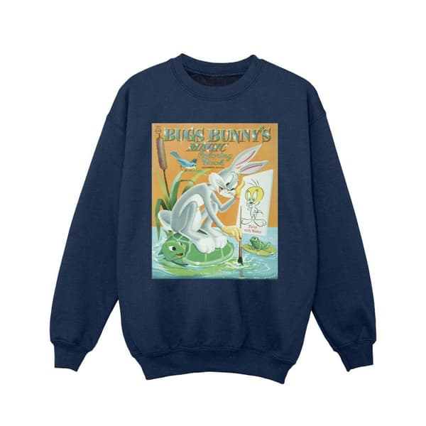 Looney Tunes Girls Bugs Bunny Colouring Book Sweatshirt