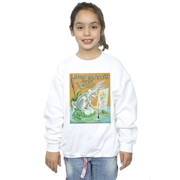Looney Tunes Girls Bugs Bunny Colouring Book Sweatshirt
