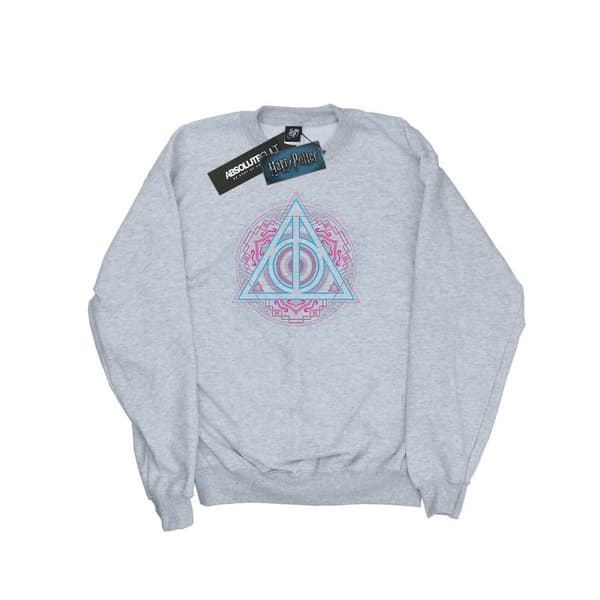 Harry Potter Boys Neon Deathly Hallows Sweatshirt
