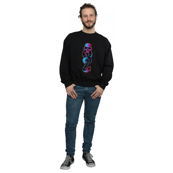 Harry Potter Mens Neon Dark Mark Sweatshirt