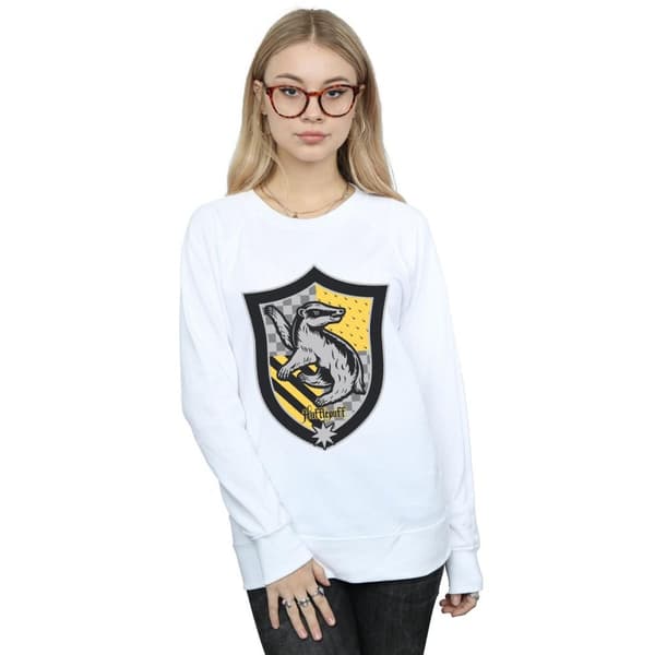 Harry Potter Hufflepuff Crest Flat Sweatshirt - dam/dam
