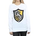 Miniatyrbilde 3 av 5: Harry Potter Womens/Ladies Hufflepuff Crest Flat Sweatshirt