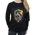 Miniatyrbilde 3 av 5: Harry Potter Womens/Ladies Hufflepuff Crest Flat Sweatshirt