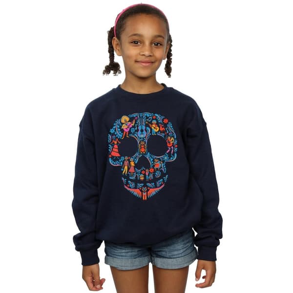 Disney Girls Coco Skull Pattern Sweatshirt