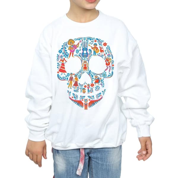 Disney Girls Coco Skull Pattern Sweatshirt