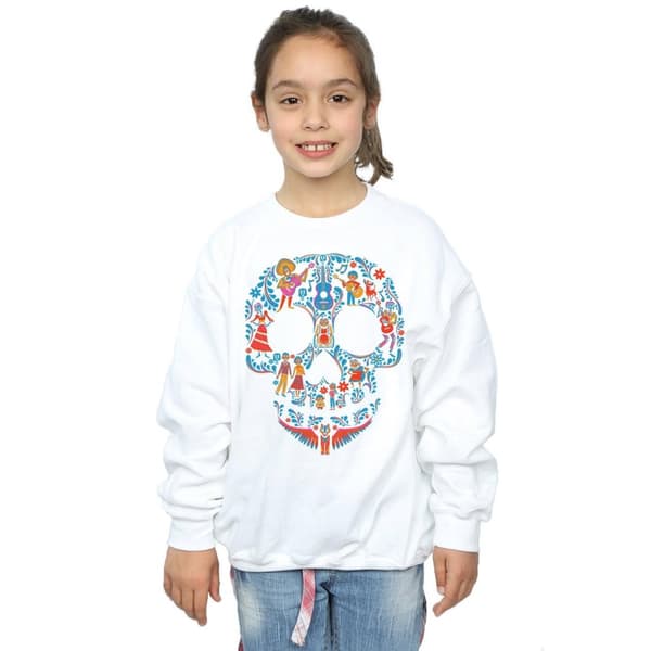 Disney Girls Coco Skull Pattern Sweatshirt