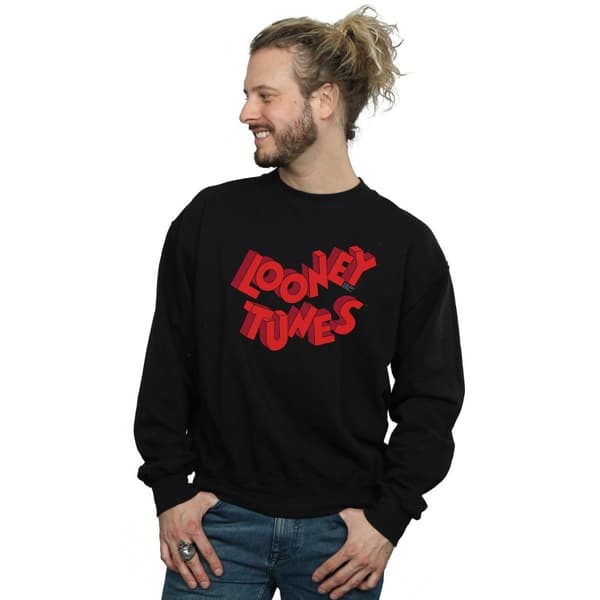 Looney Tunes Sweatshirt med 3D-logotyp för herrar