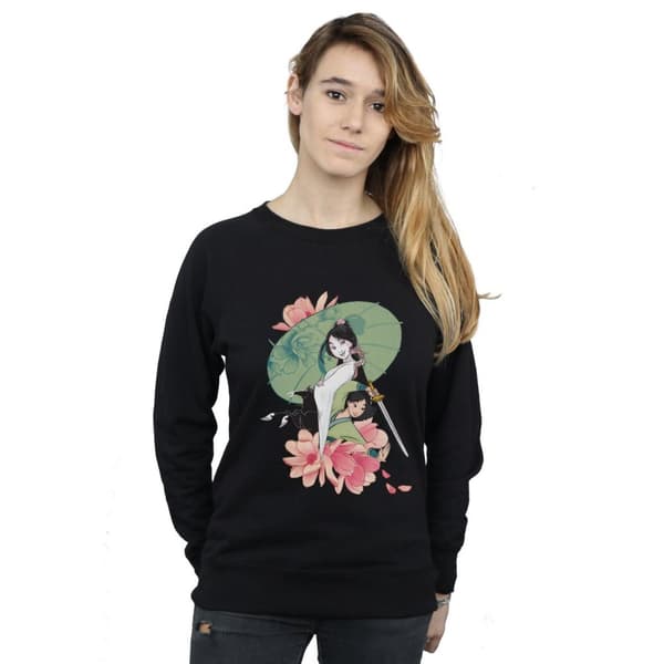 Disney Mulan Magnolia Collage - Sweatshirt för damer/kvinnor