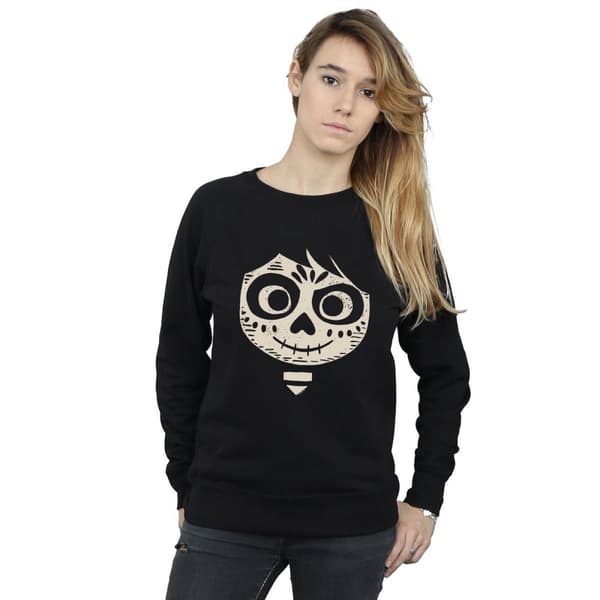 Disney Womens/Ladies Coco Miguel Skeleton Face Sweatshirt