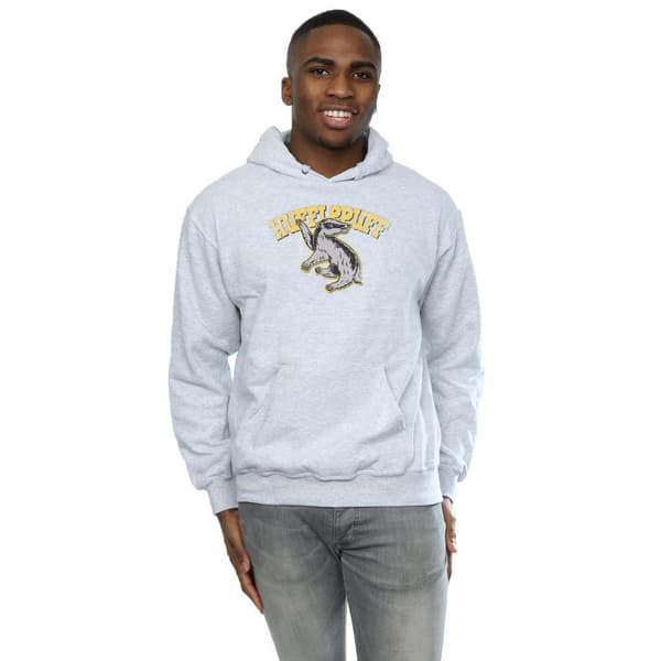 Harry Potter Hufflepuff Sport Emblem Hoodie för herrar