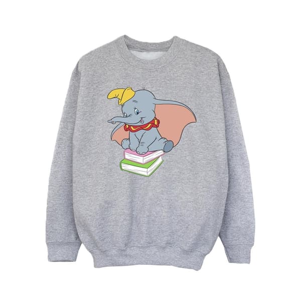 Disney Tröja för flickor Dumbo sitter på böcker