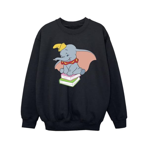 Disney Tröja för flickor Dumbo sitter på böcker