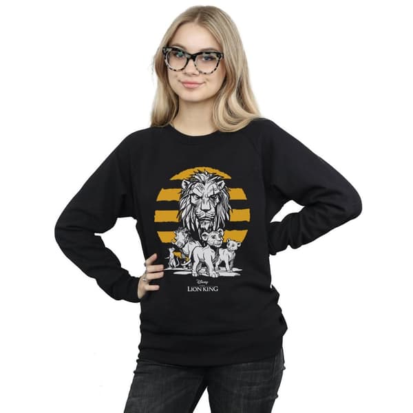 Disney Womens/Ladies The Lion King Movie Group Sweatshirt