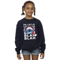 Miniatyrbild 3 av 4: Disney Lilo And Stitch Christmas Blah Blah Blah Sweatshirt för flickor