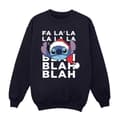 Miniatyrbild 1 av 4: Disney Lilo And Stitch Christmas Blah Blah Blah Sweatshirt för flickor