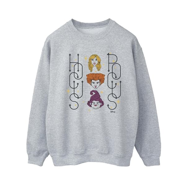 Disney Womens/Ladies Hocus Pocus Faces Sweatshirt