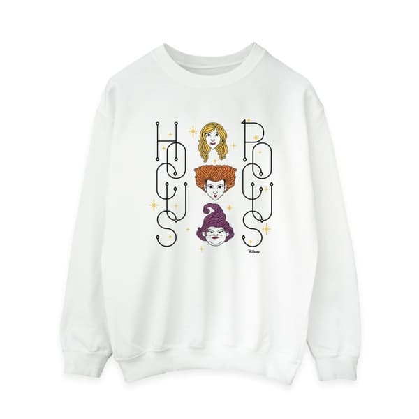 Disney Womens/Ladies Hocus Pocus Faces Sweatshirt