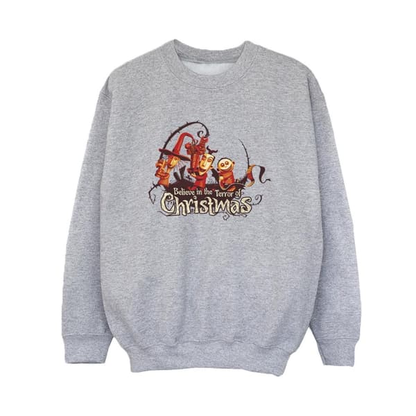 Disney Pojkar The Nightmare Before Christmas Christmas Terror Sweatshirt Sports Grey 7-8 Years
