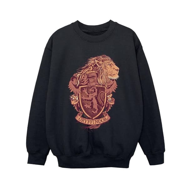 Harry Potter Boys Gryffindor Sketch Crest Sweatshirt
