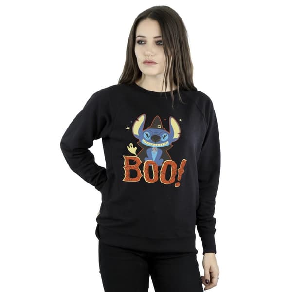 Disney Womens/Ladies Lilo & Stitch Boo! Sweatshirt