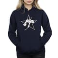 Miniatyrbillede 3 af 5: Looney Tunes Womens/Ladies Sylvester Mono Star Hoodie