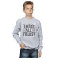 Miniatyrbilde 2 av 5: Looney Tunes Boys That´s All Folks Text Sweatshirt