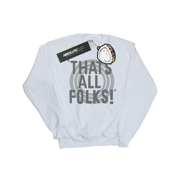 Looney Tunes Boys That´s All Folks Text Sweatshirt