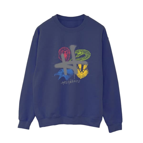 Harry Potter Dam/Tjej Emblem H Spray Sweatshirt