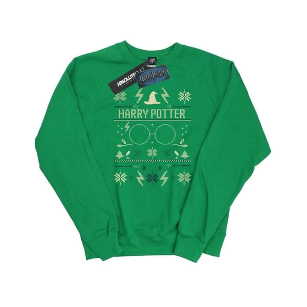 Harry Potter Womens/Ladies Christmas Pattern Sweatshirt