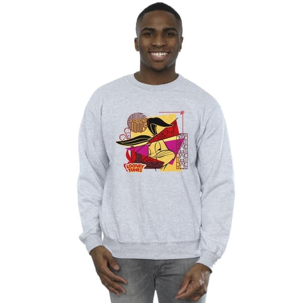 Looney Tunes Mens Bugs Rabbit Nyårströja