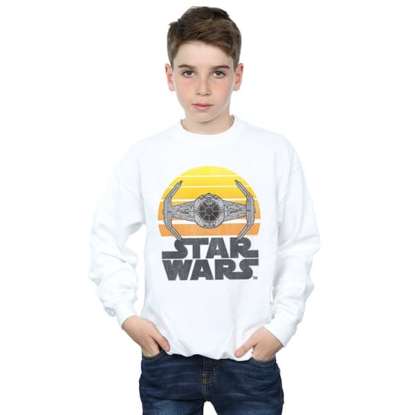 Star Wars Boys Sunset TIE Fighter Sweatshirt